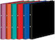 School Plastic A4 2-Ring Binder 6 Colors Pack-5...