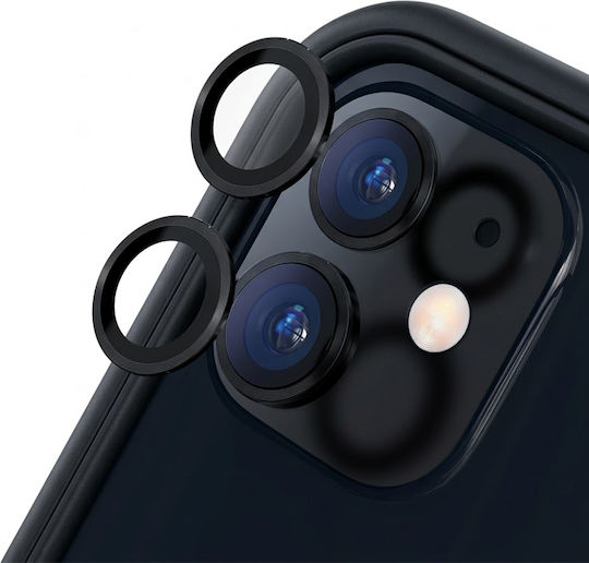 RhinoShield Kameraobjektivschutz Für iPhone 11 12 12 Mini Kratzfest Schwarz
