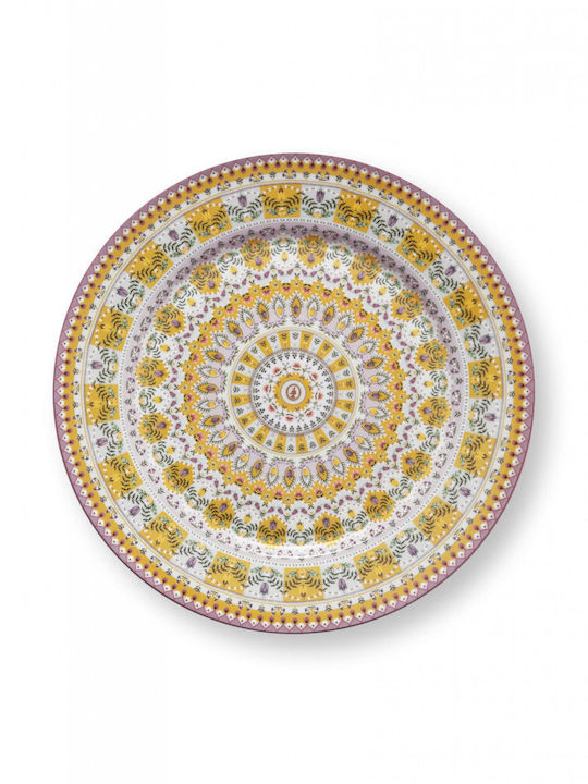 PiP Studio Rundes Servierteller aus Mehrfarbigem Porzellan 32cm