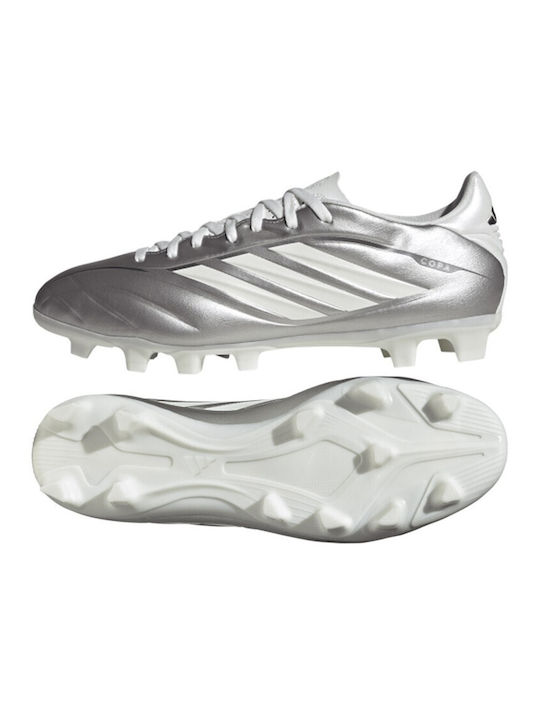 adidas Copa Pure Iv FG/MG Футболни Обувки с Бутони Сребристи