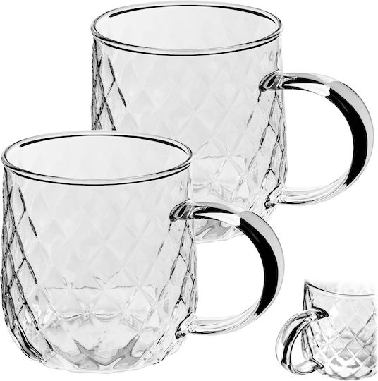 Kadax Kadax Glas Transparente Tasse 350ml 2 Stück