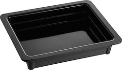 Δόχειο Gastronorm Μελαμίνη Gn 1/2-65mm 26.5x32.5 Εκ 6.5 Εκ Μαύρο No.3029 Formel