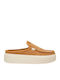 Suede Mules με Χαμηλό Τακούνι σε Ταμπά Χρώμα