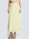 Maxi Women's Skirt Floral Yellow FBL013-110-14-Lemonade