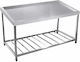 Niki Inox Fisch-Display Y90xP240xB120cm I0TL.PS240