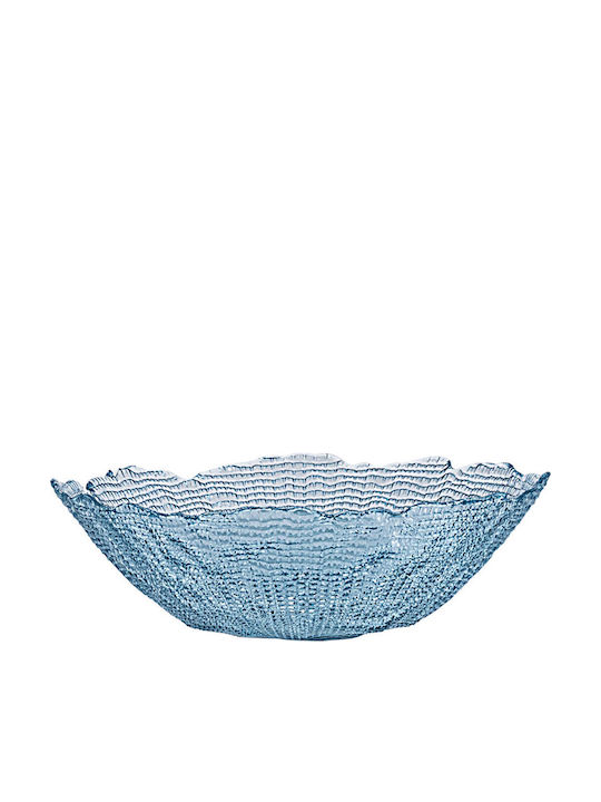 Estia Roche Glass Salad Bowl Blue 27.5x8cm 2 Pieces