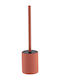 Ceramic Toilet Brush Orange