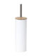 Atmosphera Bamboo Bathroom Toilet Brush White