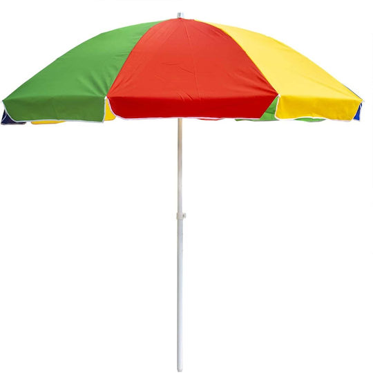 Umbrelă De Pardoseală Metalică Multicoloră 3x2.6m Umbrelă De Pardoseală Metalică Multicoloră 3x2.6m
