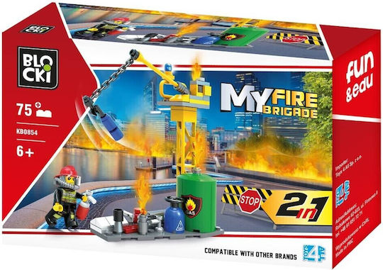Blocki Конструктори MYFIREBRIGADE за 6+ Години 75 Бройки
