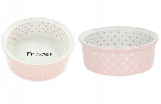 Barry King Ceramic Food Bowl for Dog & Cat in Pink Colour