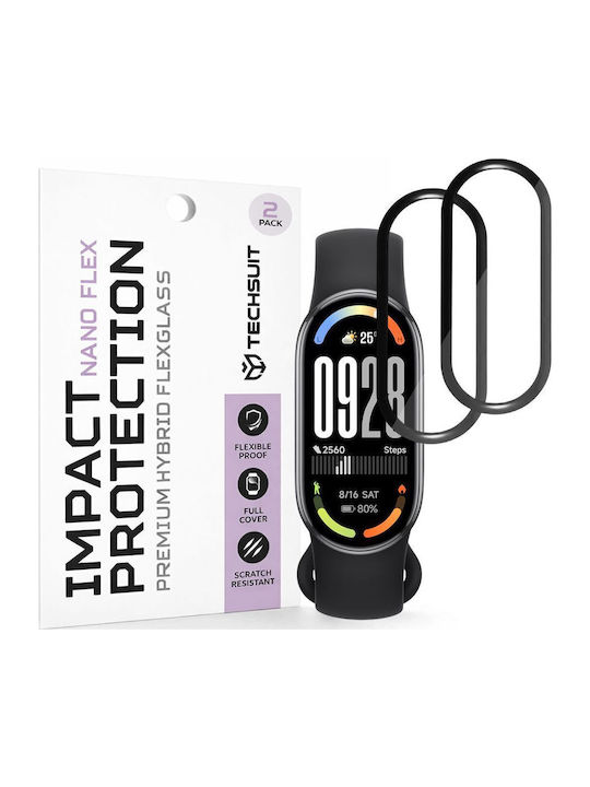 Techsuit Nano Flex Displayschutzfolie für Xiaomi Smart Band 10 2 Stück