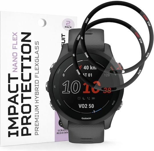 Techsuit Nano Flex Screen Protector για το Garmin Forerunner 255 / Forerunner 255 Music 2τμχ