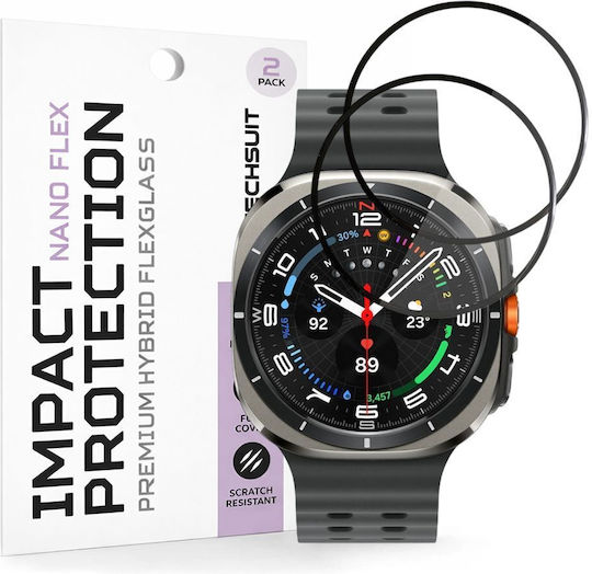 Techsuit Nano Flex Vollflächig Gehärtetes Glas Für Galaxy Watch Ultra 2 Stück