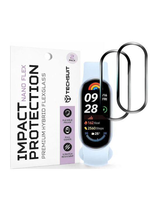 Techsuit Nano Flex Displayschutzfolie Für Xiaomi Mi Band 9 / 9 NFC 2 Stück