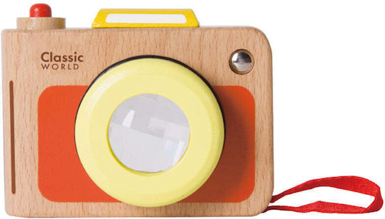 Wooden Kids Toy My First Camera 9+ Months 10x7.5x5cm Classic World