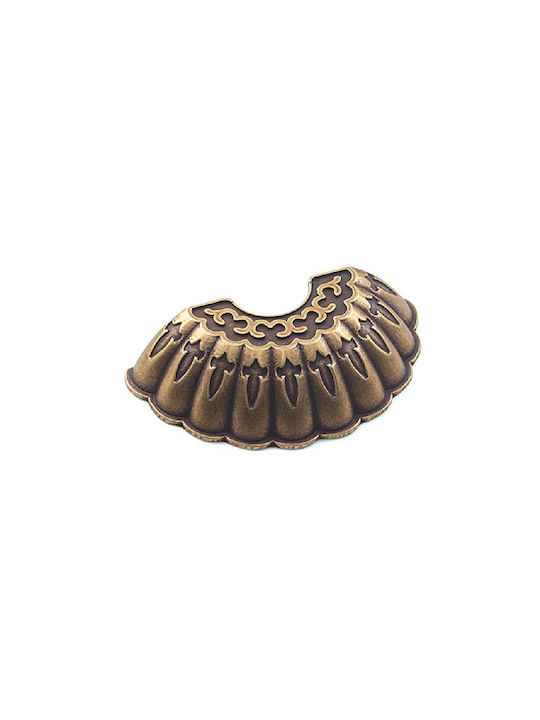 Viobrass Antique Furniture Knob from Metal in G...