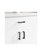 vidaXL Furniture Handle Metallic Black 105mm (Hole Centers 36mm) 864712