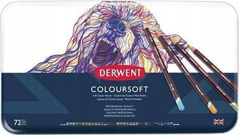 Sternstift Starpak Derwent Coloursoft Mittlere 72 Stück Metallbox