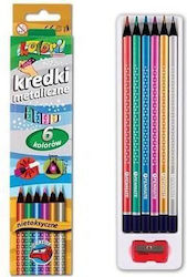 Penmate Κραγιόνια Premium Μεταλλικά Χρώματα 6 Χρώματα