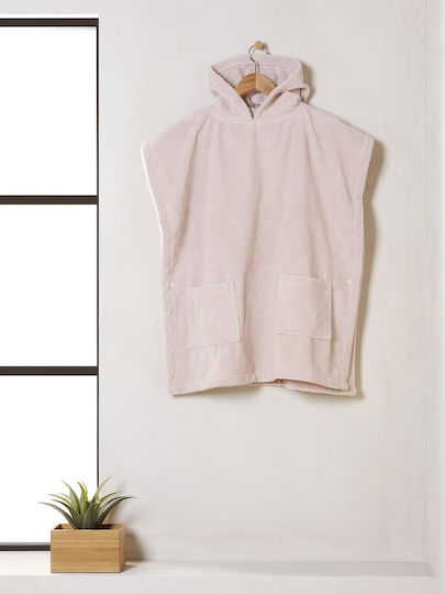 Cannon Kids Bathrobe Powder Pink Hooded