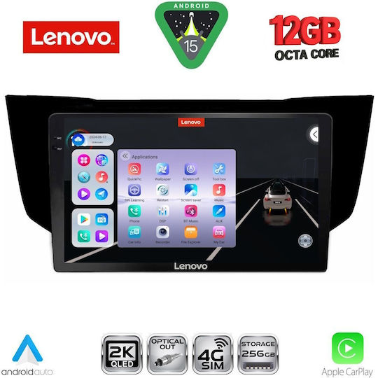 Lenovo Ηχοσύστημα Αυτοκινήτου για BMW X1 / X3 / X4 Lexus RX300 2003-2008 (Bluetooth/USB/WiFi/GPS/Apple-Carplay/Android-Auto) με Οθόνη Αφής 9"
