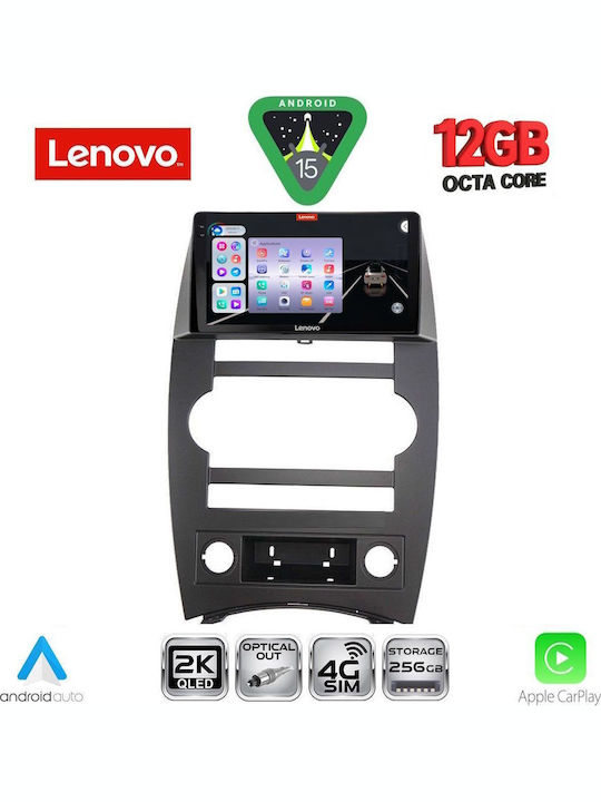 Lenovo Lenovo Auto-Audiosystem für BMW X1 / X3 / X4 Jeep Commander 2007-2009 mit Touchscreen 9 Zoll Bluetooth USB WiFi GPS Apple CarPlay Android Auto