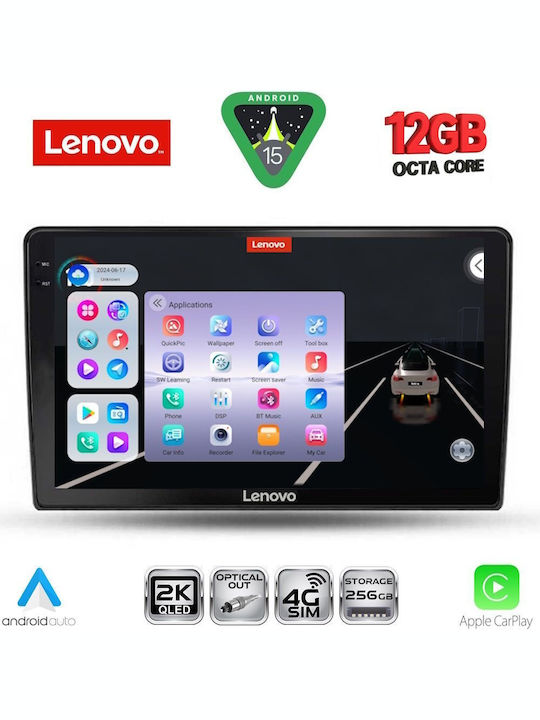 Lenovo Car Audio System for BMW X1 / X3 / X4 Alfa Romeo Giulietta 2014-2020 (Bluetooth/USB/WiFi/GPS/Apple CarPlay/Android Auto) with 9" Touch Screen