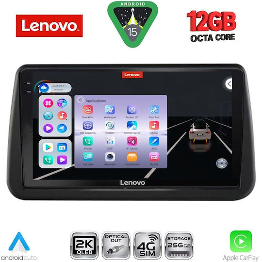 Lenovo Ηχοσύστημα Αυτοκινήτου για Opel Meriva BMW X1 / X3 / X4 2010-2017 (Bluetooth/USB/WiFi/GPS/Apple-Carplay/Android-Auto) με Οθόνη Αφής 9"