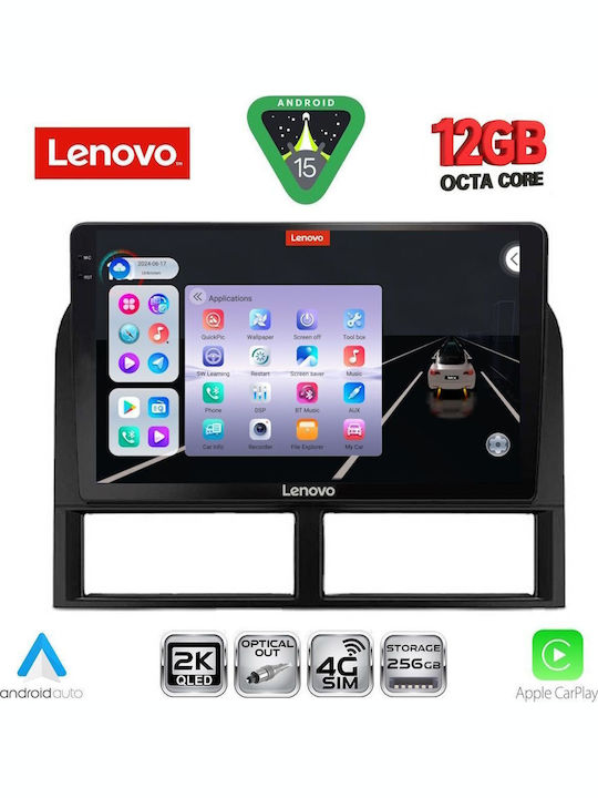 Lenovo Car Audio System for BMW X1 / X3 / X4 Jeep Grand Cherokee 1999-2004 (Bluetooth/USB/WiFi/GPS/Apple CarPlay/Android Auto) with 9" Touch Screen