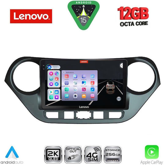 Lenovo Lenovo Auto-Audiosystem für BMW X1 / X3 / X4 Hyundai i10 2014-2020 Bluetooth USB Eingebautes Wi-Fi GPS Apple CarPlay Android Auto mit 9 Zoll Touchscreen SSZ 12224_CPA