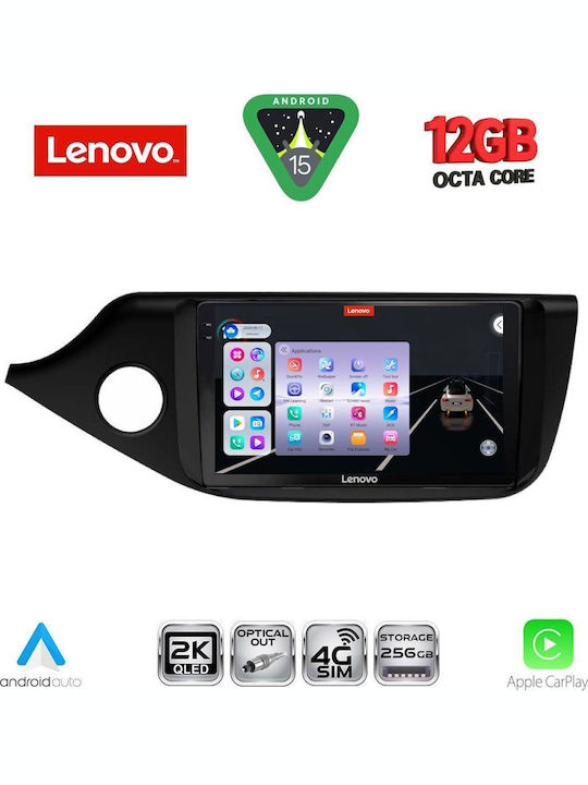 Lenovo Car Audio System for BMW X1 / X3 / X4 Kia Ceed 2012-2018 (Bluetooth/USB/WiFi/GPS/Apple CarPlay/Android Auto) with 9" Touch Screen