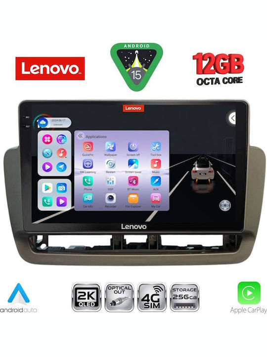 Lenovo Car Audio System for BMW X1 / X3 / X4 Seat Ibiza 2012-2015 (Bluetooth/USB/WiFi/GPS/Apple CarPlay/Android Auto) with 9" Touch Screen