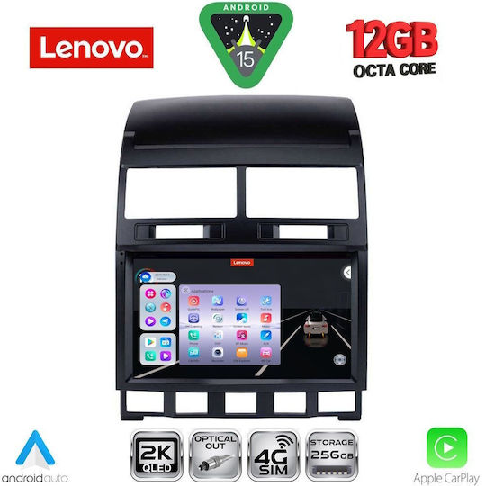 Lenovo Car Audio System for BMW X1 / X3 / X4 Volkswagen Touareg 2003-2011 (Bluetooth/USB/WiFi/GPS/Apple CarPlay/Android Auto) with 9" Touch Screen