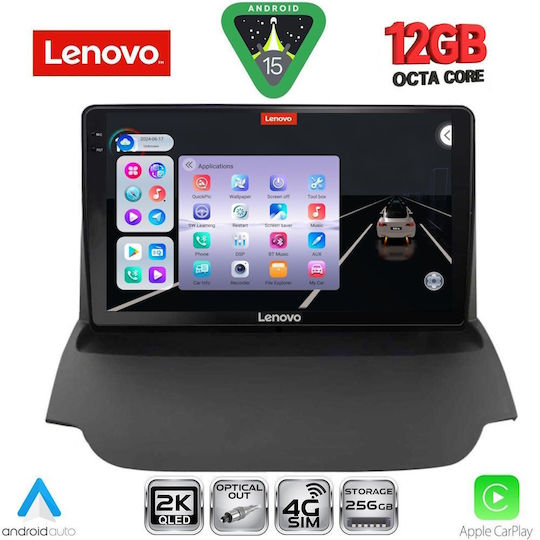 Lenovo Car Audio System for BMW X1 / X3 / X4 Ford EcoSport 2012-2018 Bluetooth USB WiFi GPS Apple CarPlay Android Auto with 9" Touch Screen