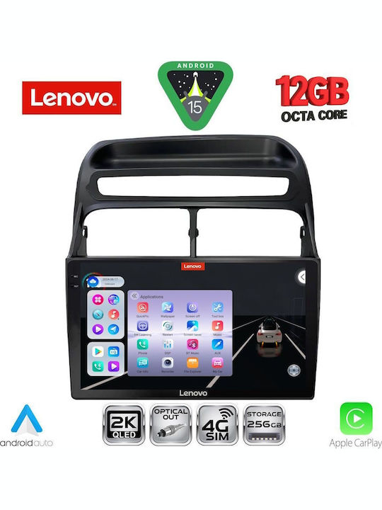 Lenovo Car Audio System for Fiat Linea BMW X1 / X3 / X4 2007-2011 Bluetooth USB WiFi GPS Apple CarPlay Android Auto with 9" Touch Screen