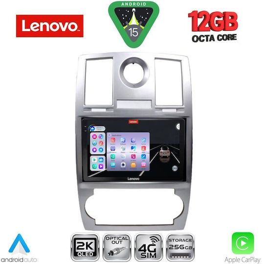 Lenovo Ηχοσύστημα Αυτοκινήτου για BMW X1 / X3 / X4 Chrysler 300C 2005-2010 (Bluetooth/USB/WiFi/GPS/Apple-Carplay/Android-Auto) με Οθόνη Αφής 9"