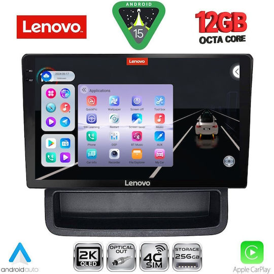 Lenovo Car Audio System for Opel Vivaro Renault Trafic BMW X1 / X3 / X4 Nissan Primastar 2004-2015 (Bluetooth/USB/WiFi/GPS/Apple CarPlay/Android Auto) with 10" Touch Screen