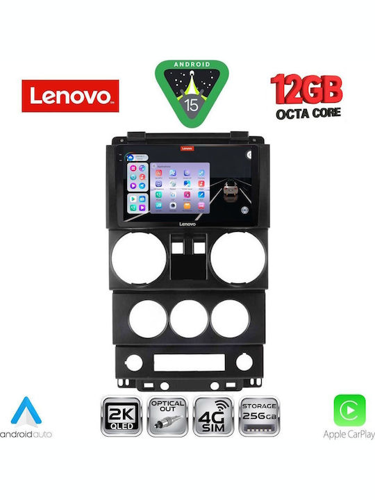 Lenovo Car Audio System for BMW X1 / X3 / X4 Jeep Wrangler 2006-2011 (Bluetooth/USB/WiFi/GPS/Apple CarPlay/Android Auto) with 9" Touch Screen