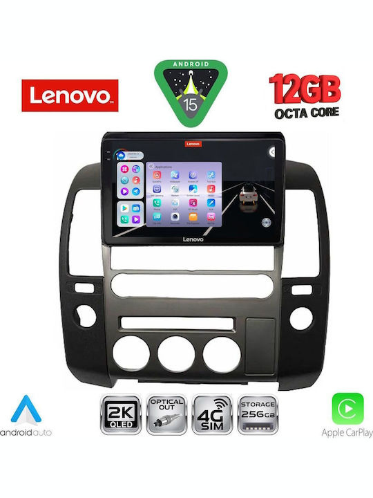 Lenovo Car Audio System for BMW X1 / X3 / X4 Nissan Navara 2006-2011 (Bluetooth/USB/WiFi/GPS/Apple CarPlay/Android Auto) with 9" Touch Screen