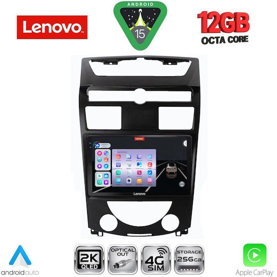 Lenovo Car Audio System for BMW X1 / X3 / X4 Ssangyong Rexton 2006-2015 (Bluetooth/USB/WiFi/GPS/Apple CarPlay/Android Auto) with 10" Touch Screen