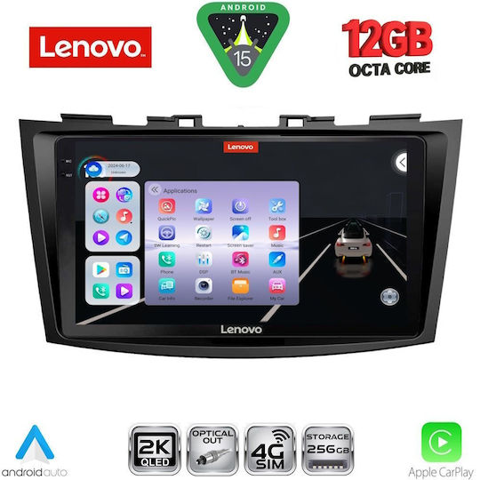 Lenovo Car Audio System for Suzuki Swift BMW X1 / X3 / X4 2011-2016 (Bluetooth/USB/WiFi/GPS/Apple CarPlay/Android Auto) with 9" Touch Screen