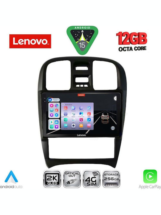 Lenovo Car Audio System for BMW X1 / X3 / X4 Hyundai Sonata 2000-2006 (Bluetooth/USB/WiFi/GPS/Apple CarPlay/Android Auto) with 9" Touch Screen