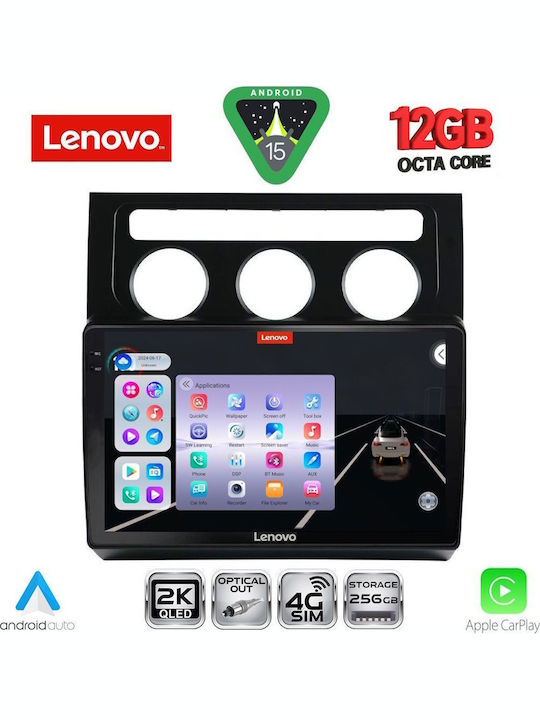 Lenovo Sistem Audio Auto Pentru BMW X1 / X3 / X4 VW Turan 2003-2010 Cu Clima Bluetooth USB Wi-Fi GPS Apple CarPlay Android Auto Cu Ecran Tactil 10"