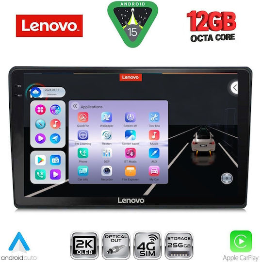 Lenovo Ηχοσύστημα Αυτοκινήτου για Toyota Auris BMW X1 / X3 / X4 2013-2015 (Bluetooth/USB/WiFi/GPS/Apple-Carplay/Android-Auto) με Οθόνη Αφής 10"