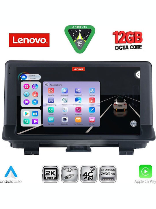 Lenovo Car Audio System for BMW X1 / X3 / X4 Audi Q3 2013-2018 (Bluetooth/USB/WiFi/GPS/Apple CarPlay/Android Auto) with 9" Touch Screen
