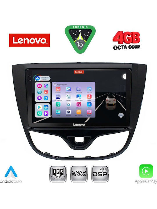 Lenovo Car Audio System for Opel Karl BMW X1 / X3 / X4 2014-2019 Bluetooth USB WiFi GPS Apple CarPlay Android Auto with 10" Touch Screen