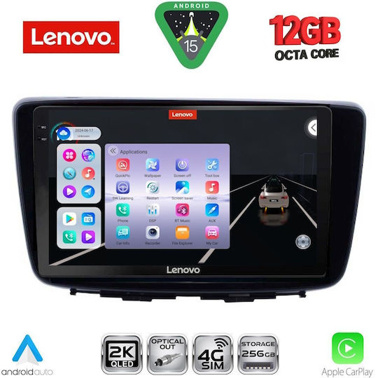 Lenovo Car Audio System for Suzuki Baleno BMW X1 / X3 / X4 2016-2022 Bluetooth USB WiFi GPS Apple CarPlay Android Auto with 9" Touch Screen