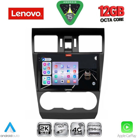 Lenovo Car Audio System for BMW X1 / X3 / X4 Subaru Forester / Impreza 2013-2019 (Bluetooth/USB/WiFi/GPS/Apple CarPlay/Android Auto) with 9" Touch Screen