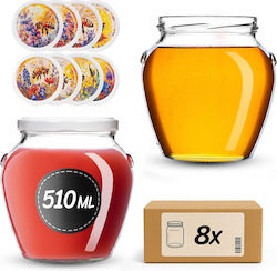 Kadax Borcan Sticlă 580ml (8buc)